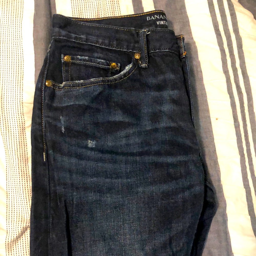 Banana Republic - 30X30 Vintage Straight - Dark Blue